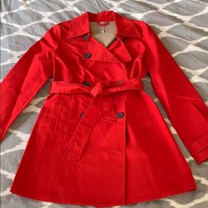 Pea coat style rain jacket